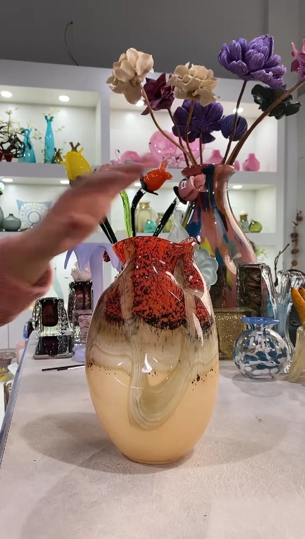 慕忆家手作琉璃花瓶