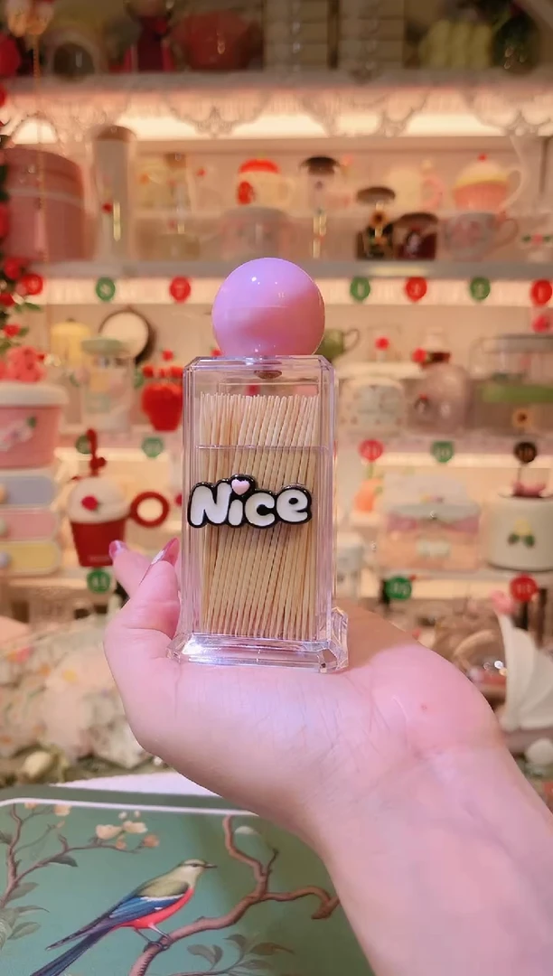 开播福利，仅剩一件！亚克力牙签罐