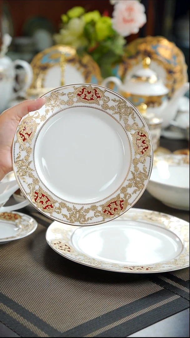 瓷片8英寸平盘 1个