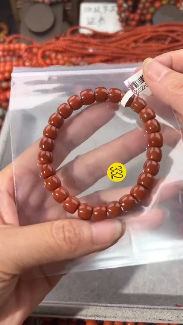 南红玛瑙手串未镶嵌8