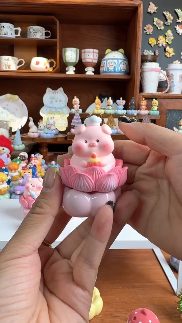 转转摆件甜品猪猪