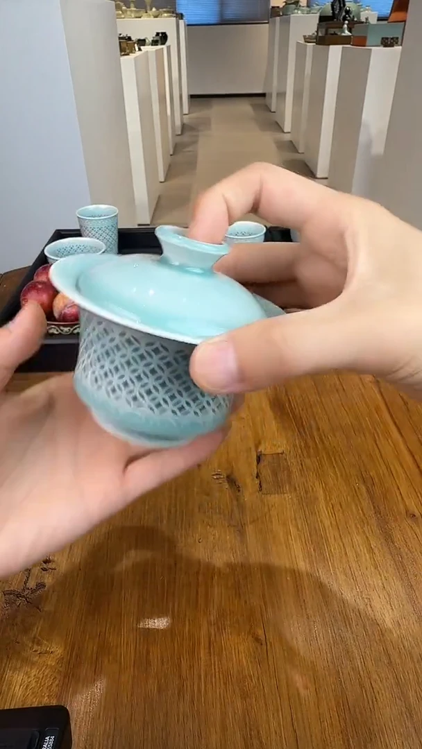 青瓷手工茶器包邮
