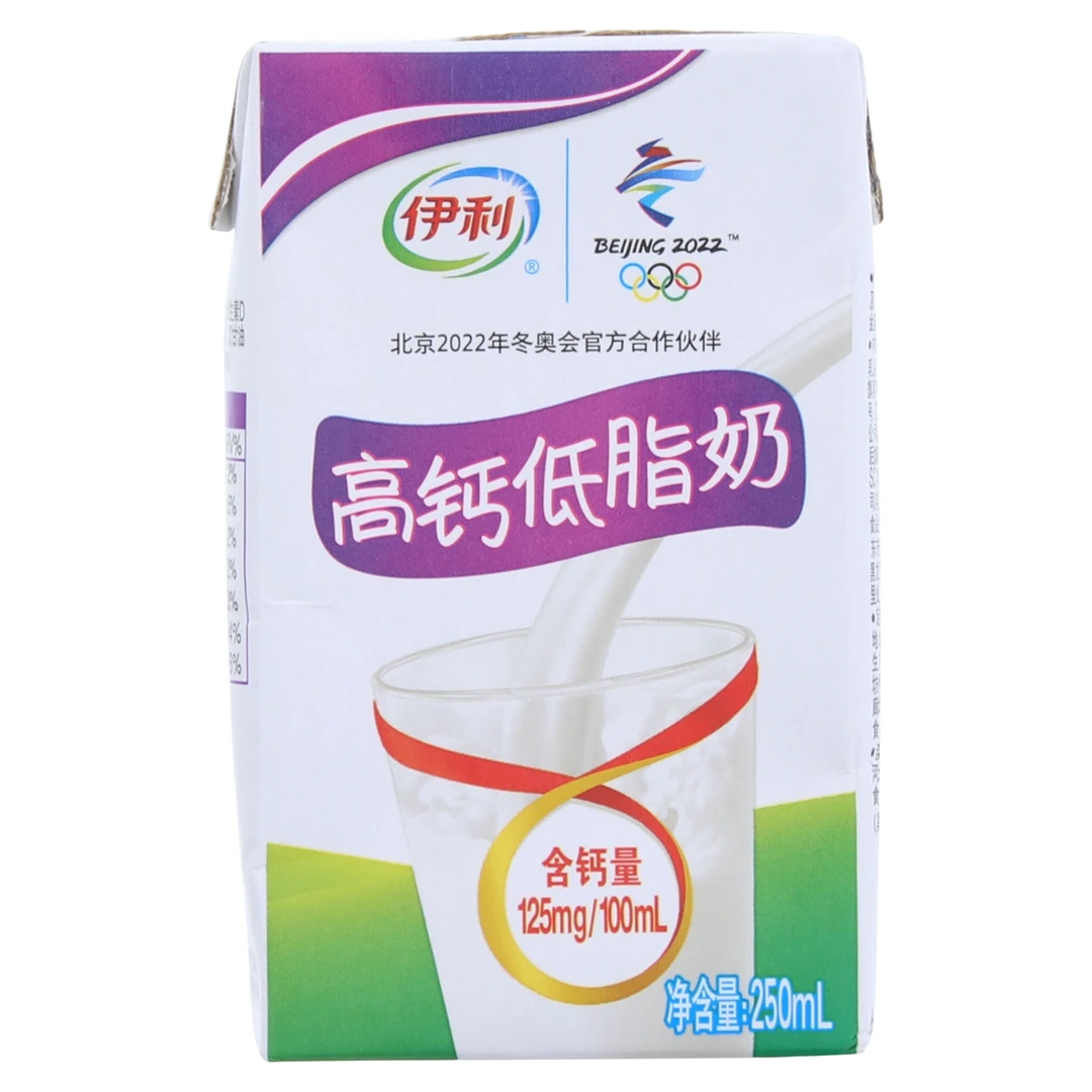 伊利高钙低脂牛奶 250ml
