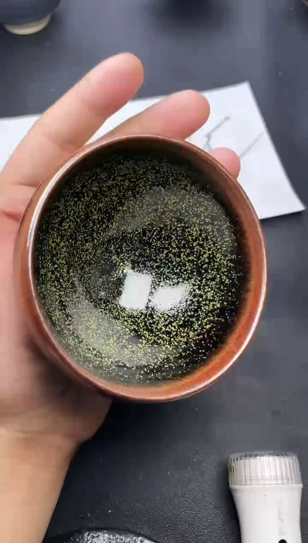 【闪购商品】茶盏215叶紫建盏叶紫