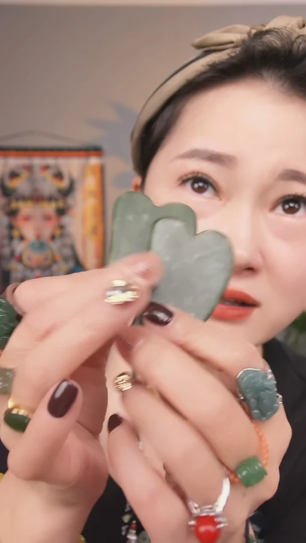 未镶嵌岫玉刮刮天然岫玉刮刮多样性发货一件