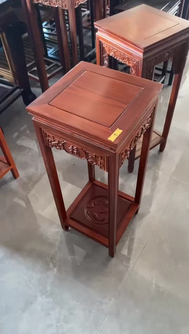 紫檀木类成套家具花架