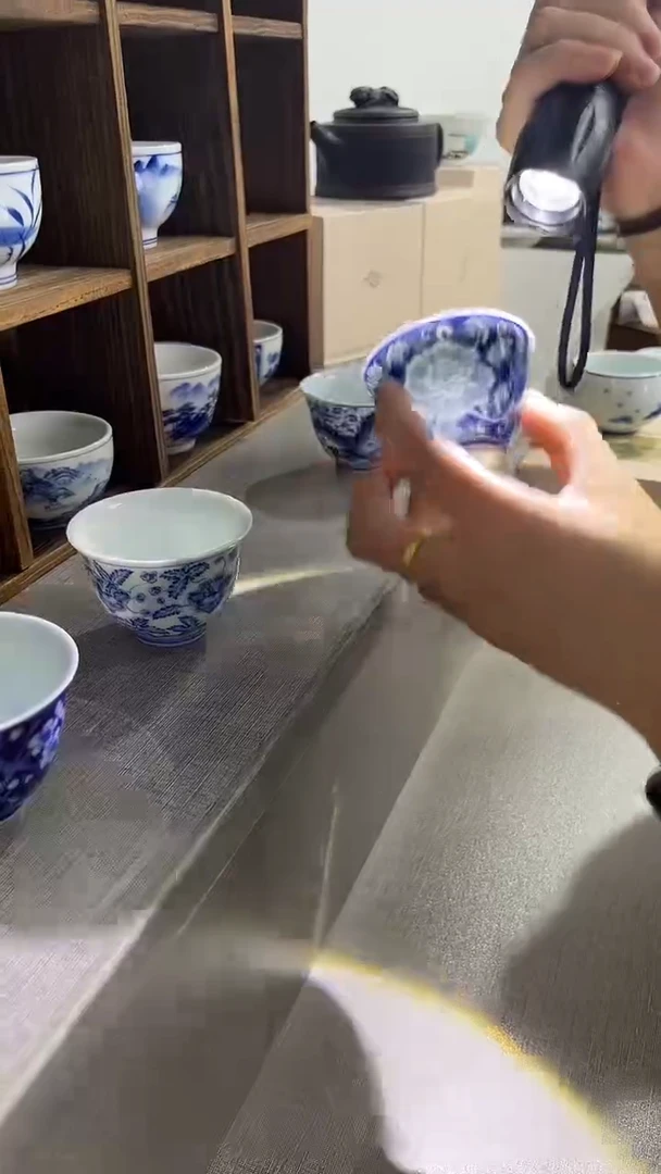 景德镇高温烧铃铛杯一套