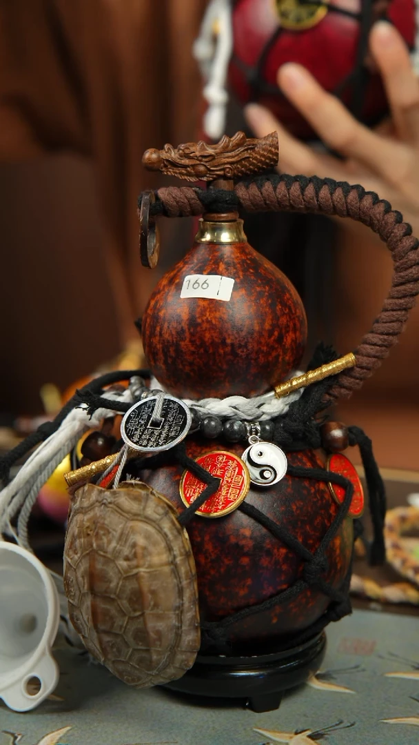 166号500ml左右非遗大漆酒葫芦