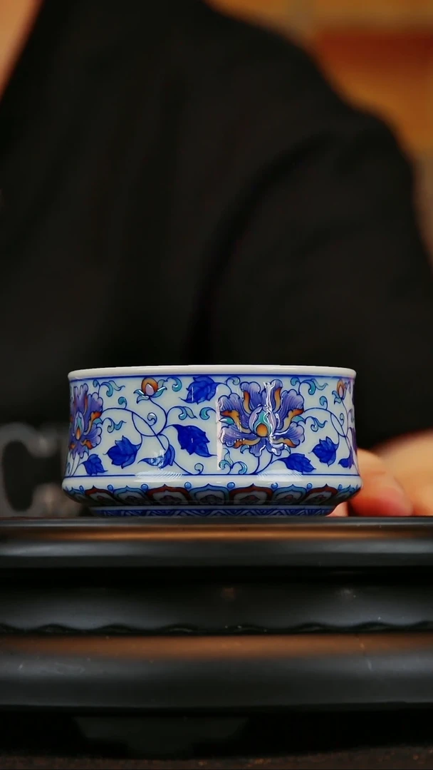 杯子空山明月手工手绘