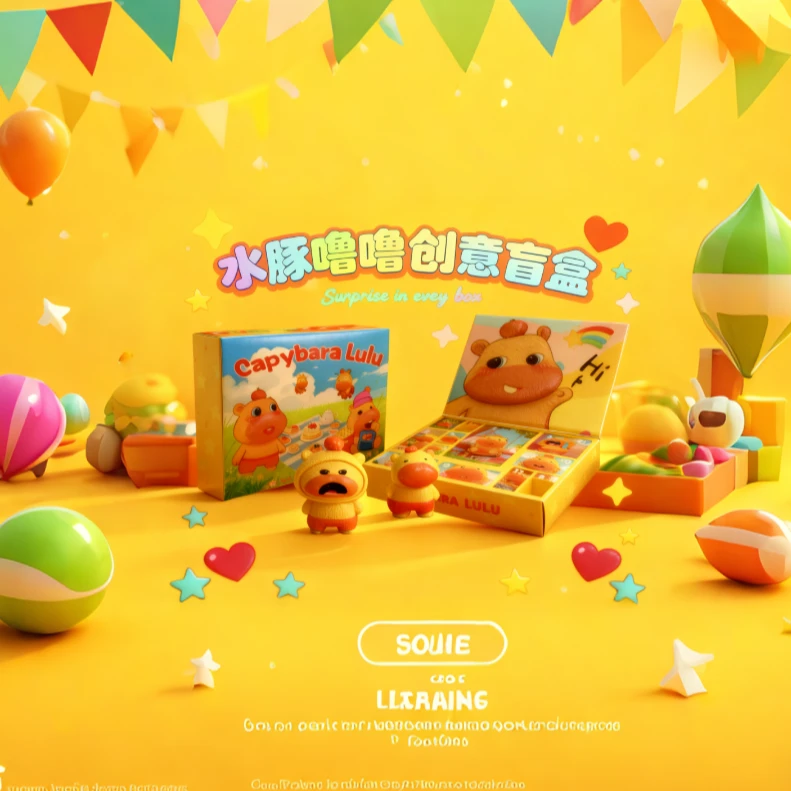 【圣诞礼物】水豚噜噜玩偶生日惊喜礼物儿童洞洞乐生日礼物礼物