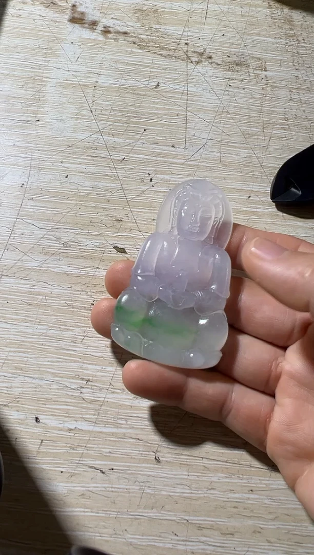 未镶嵌定制翡翠观音