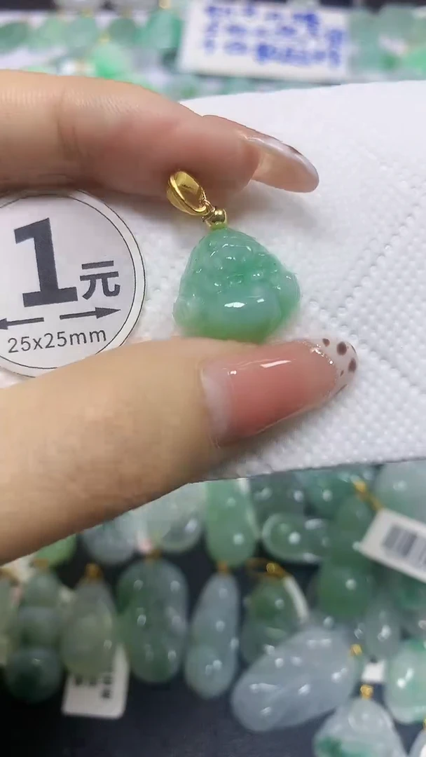 颈饰未镶嵌翡翠1天然翡翠A货