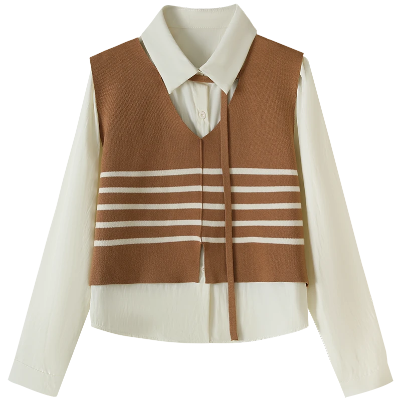 慕兔韩系衬衫女2024秋季新款上衣