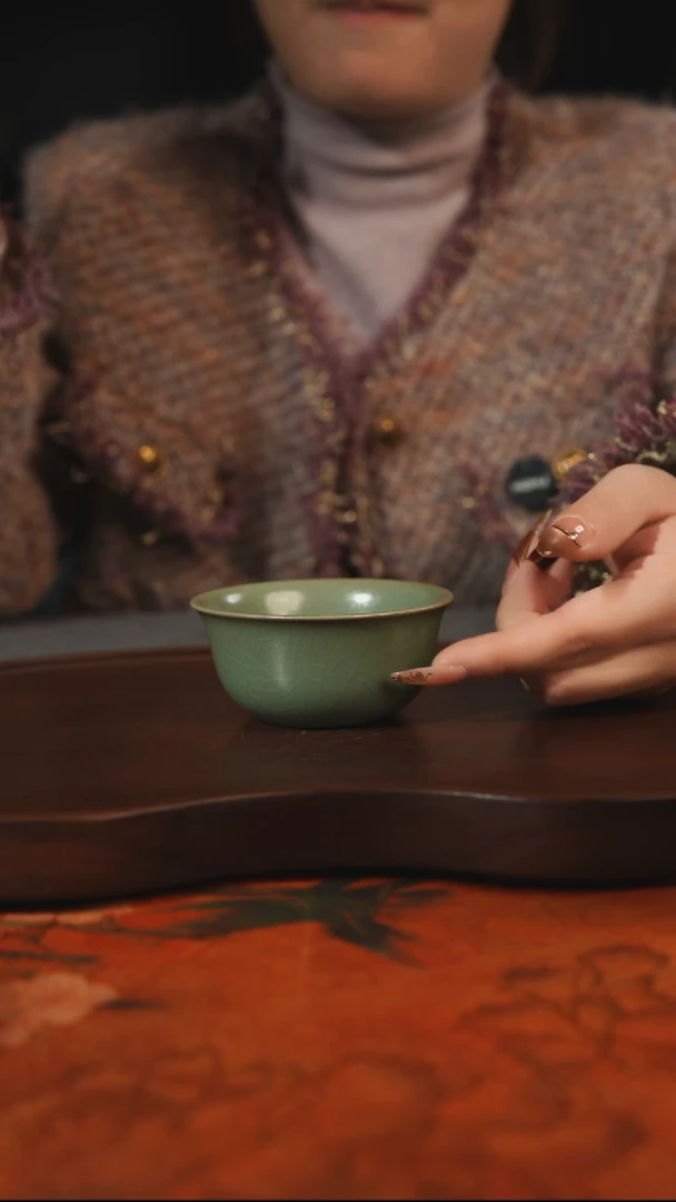 杯子瓷彩****r汝州原产地原矿仿古老釉q