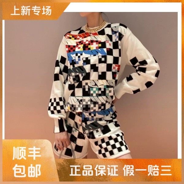 妃鱼/路易威登/棉/针织衫/95新/凡0925