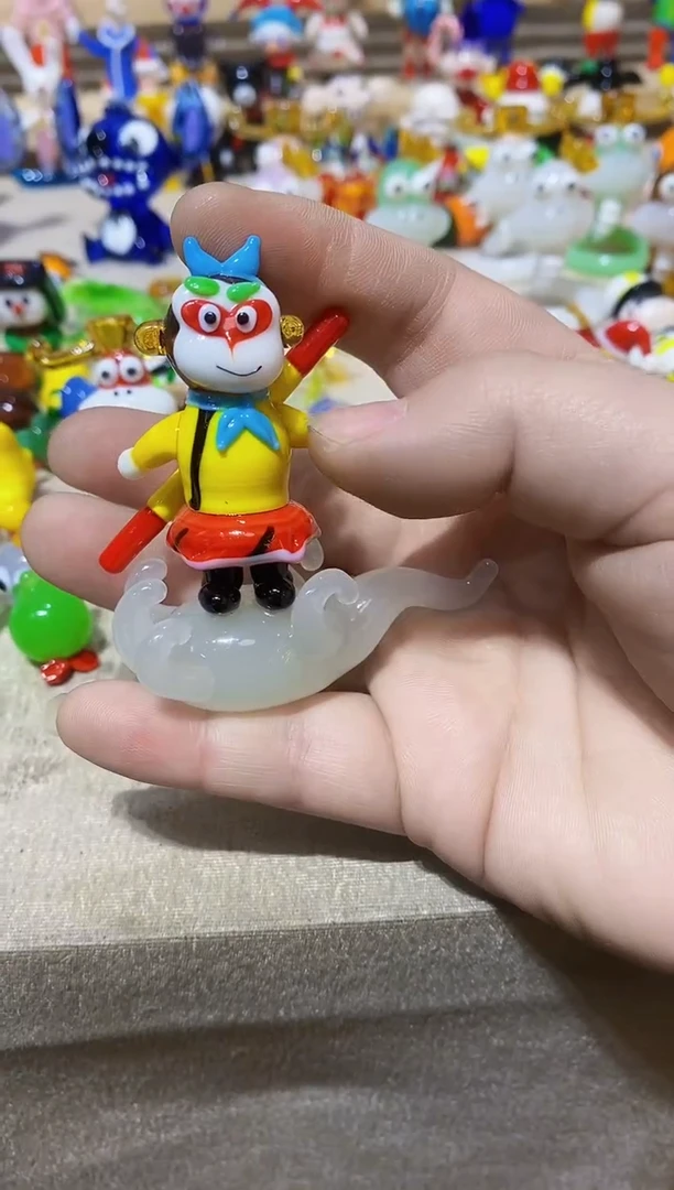 【闪购商品】琉璃手工艺品筋斗悟空