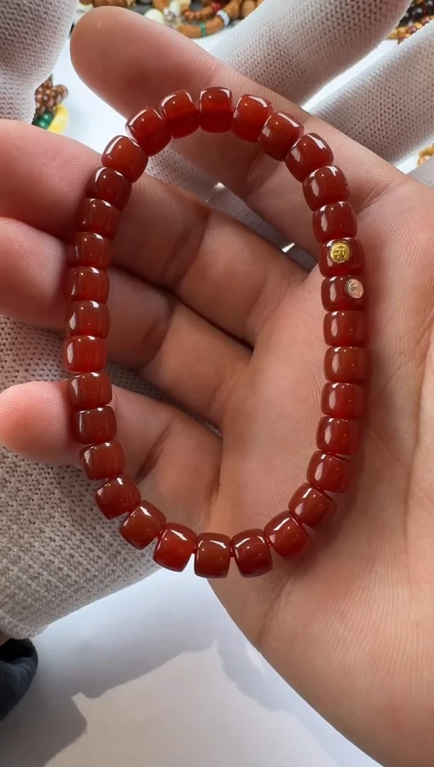 未镶嵌手串玛瑙/玉髓玛瑙手串