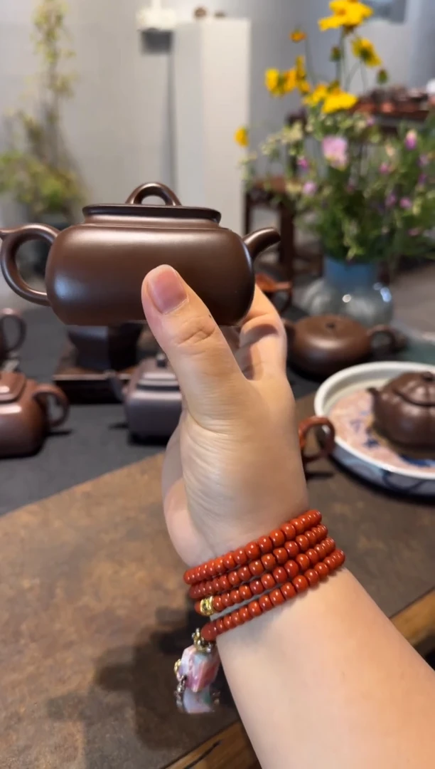 茶壶紫砂长四方 紫砂壶