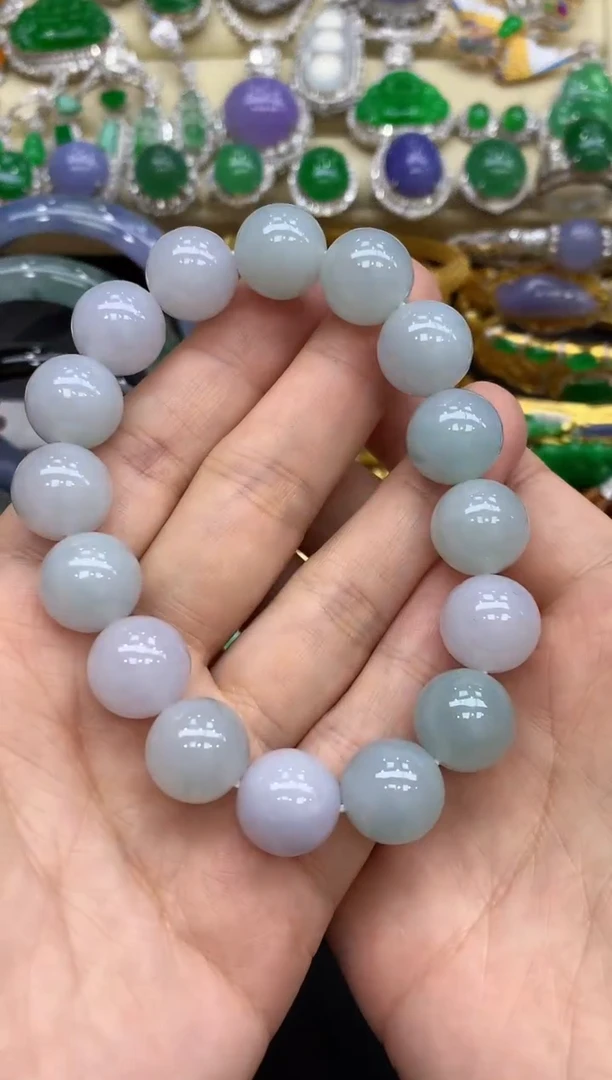 未镶嵌手串翡翠156-中国好珍宝