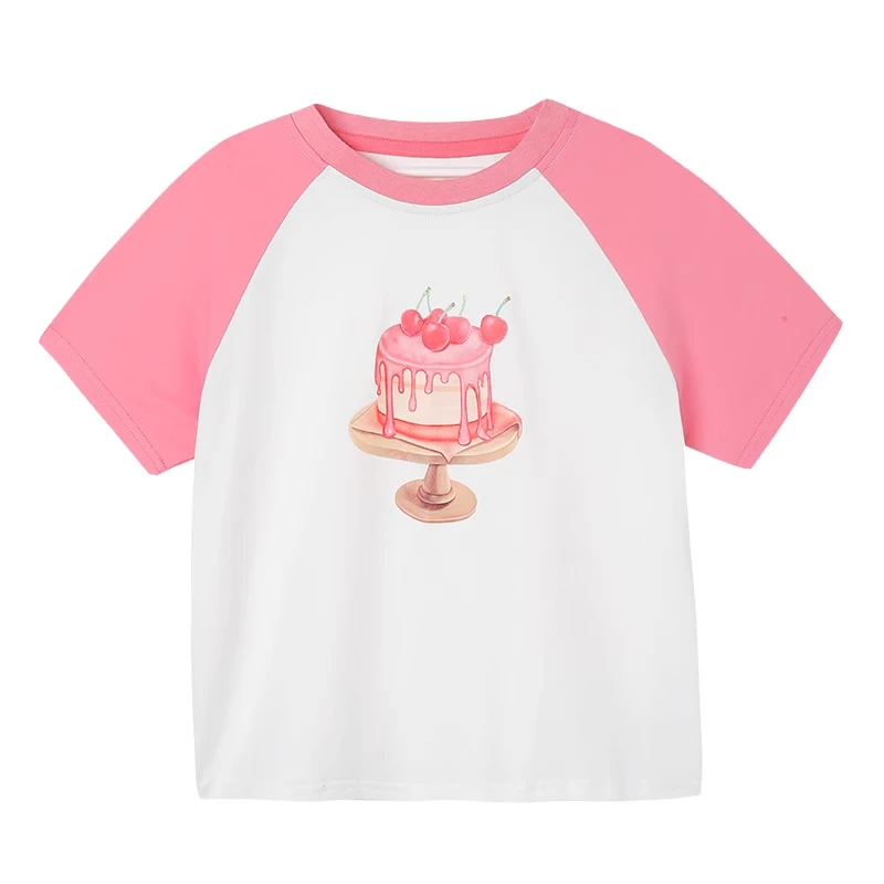 7月11日 小O宝OKids童装 粉白圆领T XGNX2353