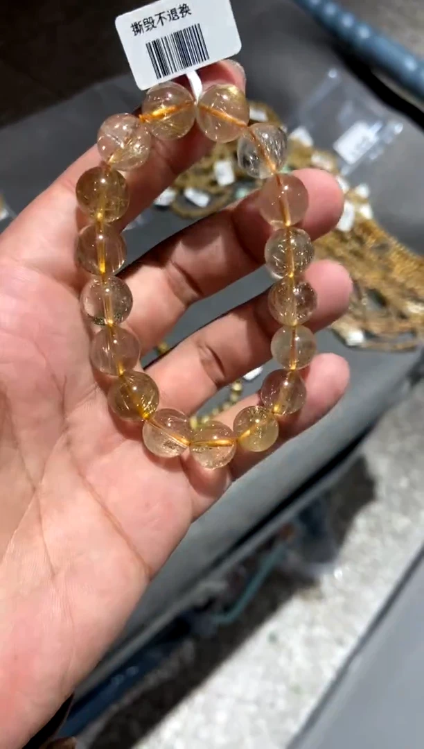 【闪购商品】水晶249-未镶嵌金发烟花发12mm+