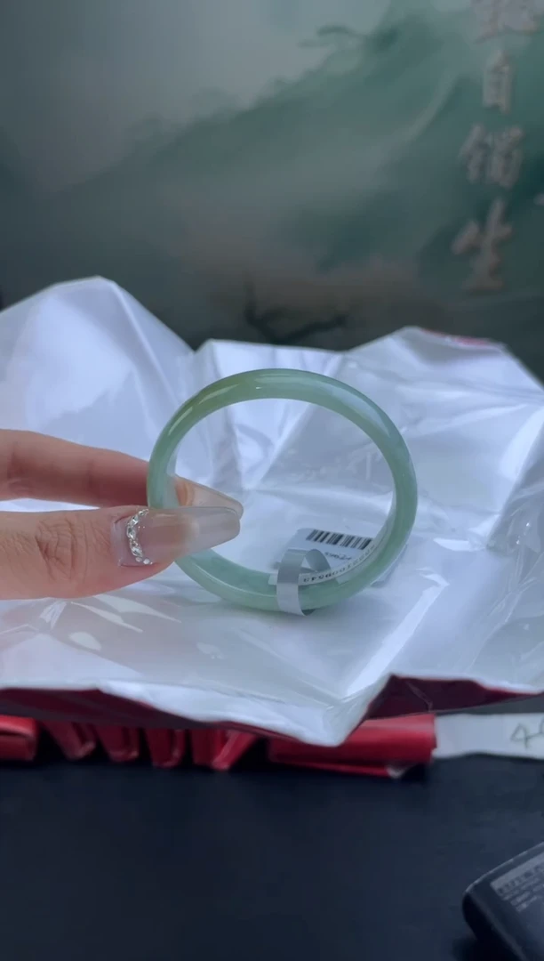 翡翠手镯未镶嵌4          47-48