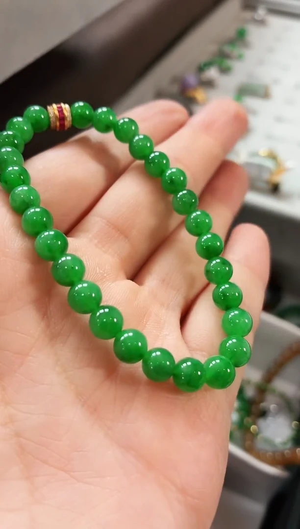 未镶嵌手链翡翠手串