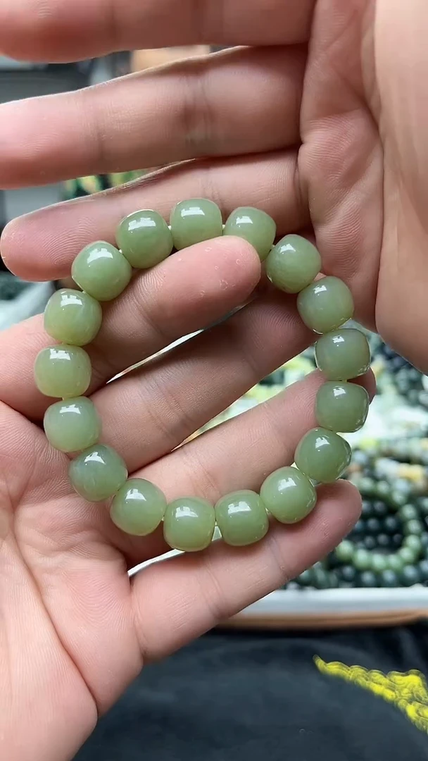 手串未镶嵌和田玉新疆若羌青黄口13