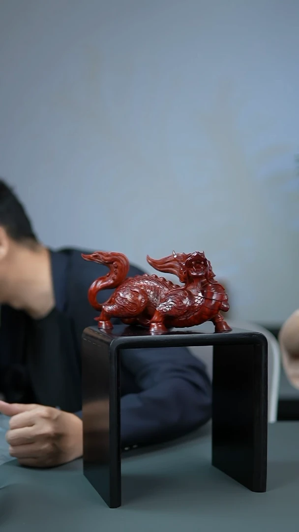 檀香紫檀（小叶紫檀）把件印度小叶紫檀 麒麟
