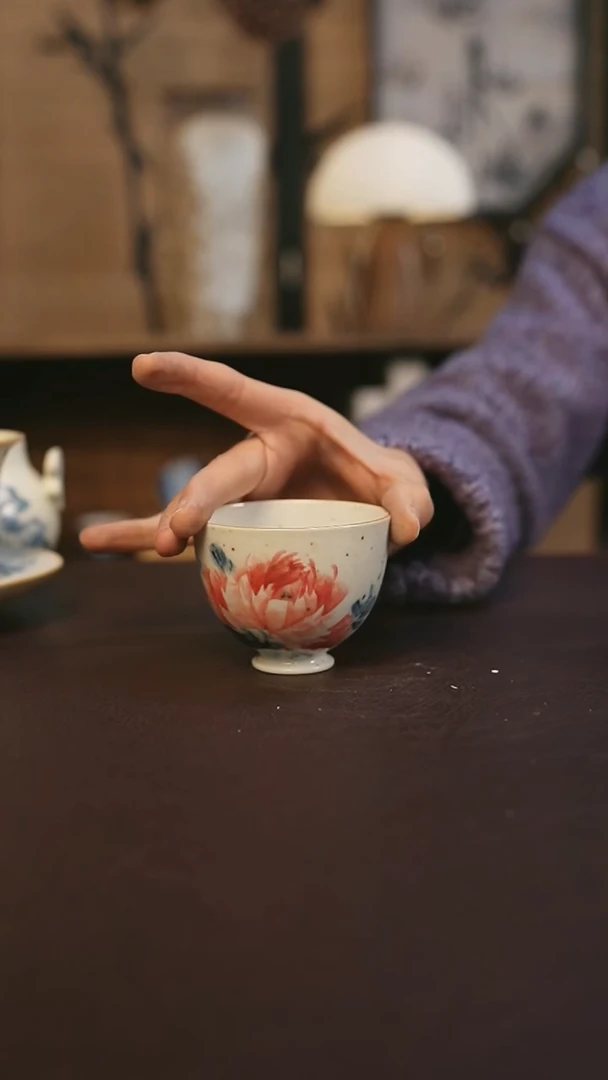 【闪购商品】景德镇陶瓷杯碗柴烧多人