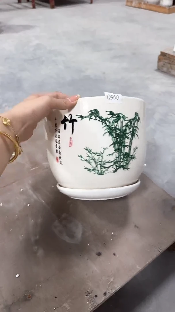 高温陶瓷花盆+E32