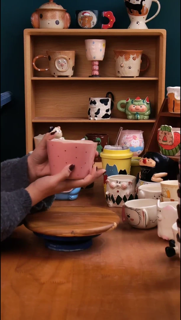 摆件陶景德镇原创手工陶瓷