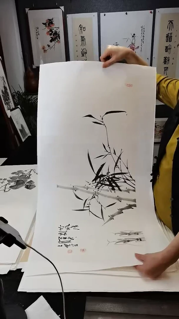 竹风清影80*35cm