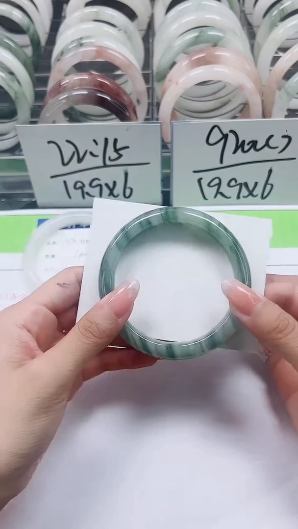 【闪购商品】石英质玉手镯合金A301-60/62