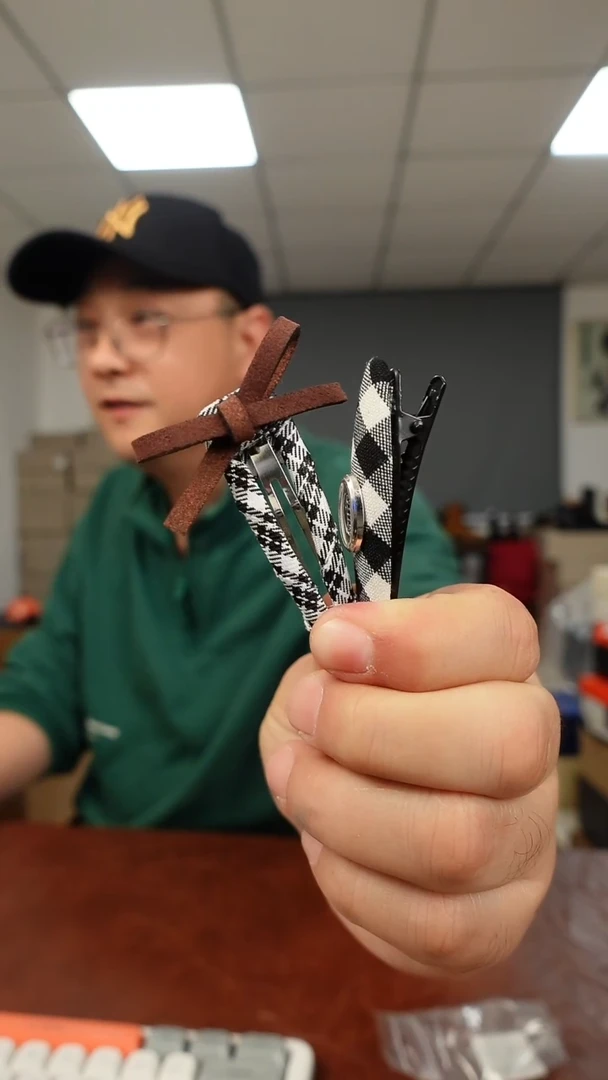 非金属布艺韩版  对夹