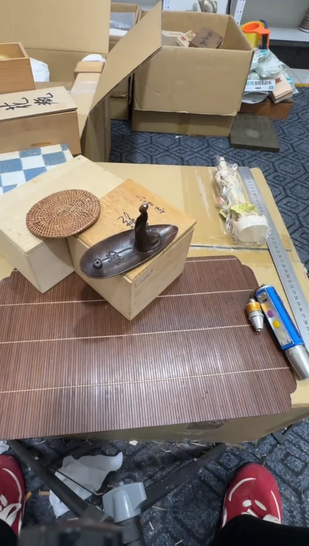 摆件铜多*木二哥亚路中古文化