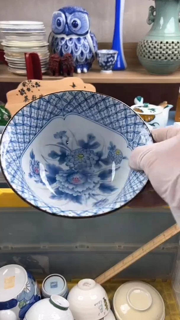 瓷片乘**心英歌瓷器满19.9包邮