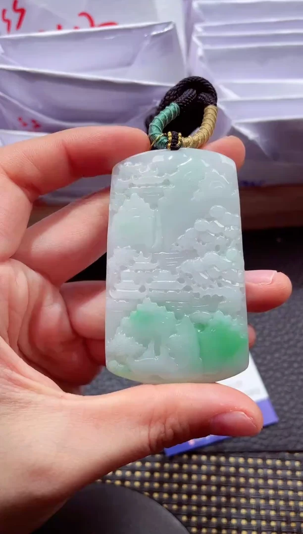未镶嵌挂件翡翠000888