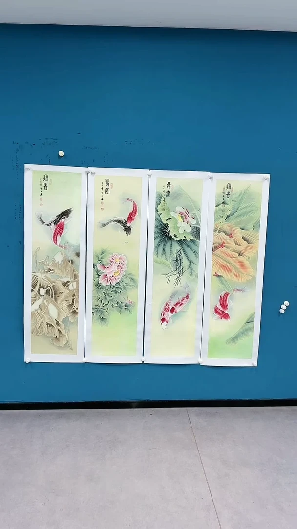 国画王夫怀-四条屏-25610F26