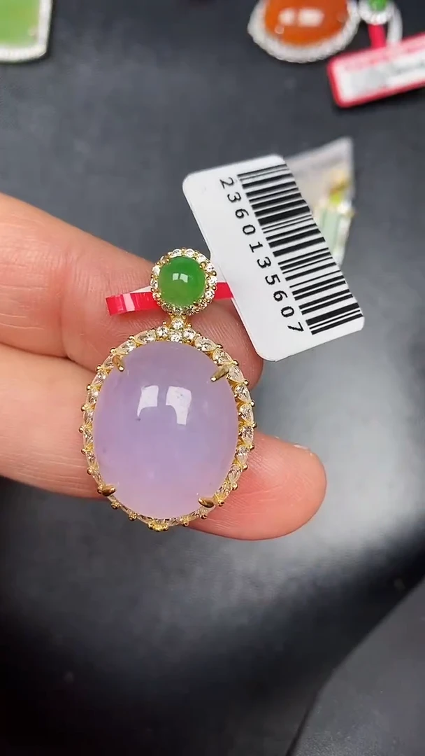 银S925镶嵌戒指翡翠3280