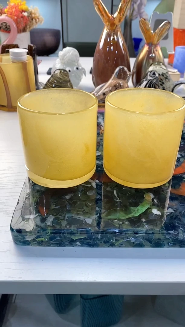 【闪购商品】琉璃慕忆家花瓶1对
