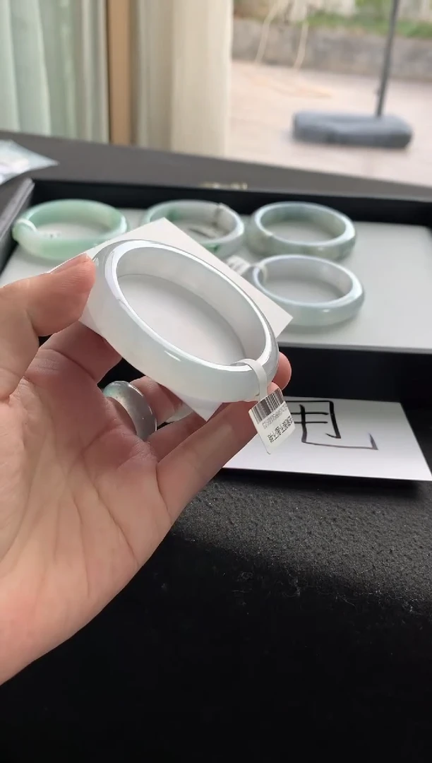 未镶嵌手镯翡翠54.5正圈买断Y4759