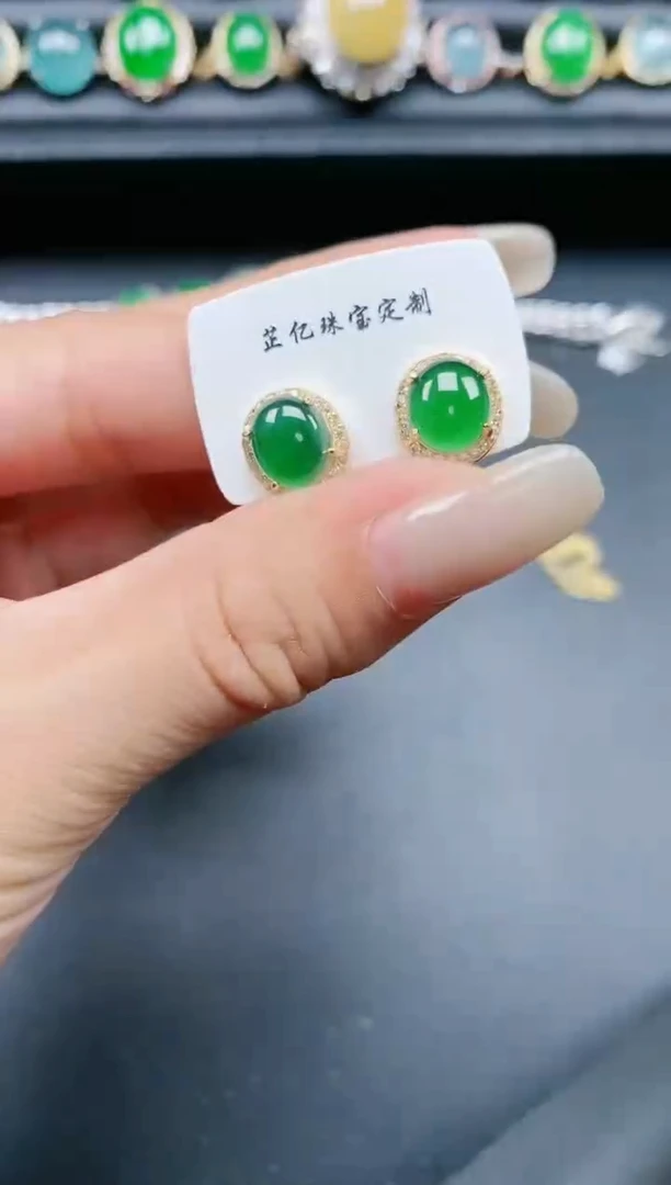 翡翠戒指银S925镶嵌1111111111