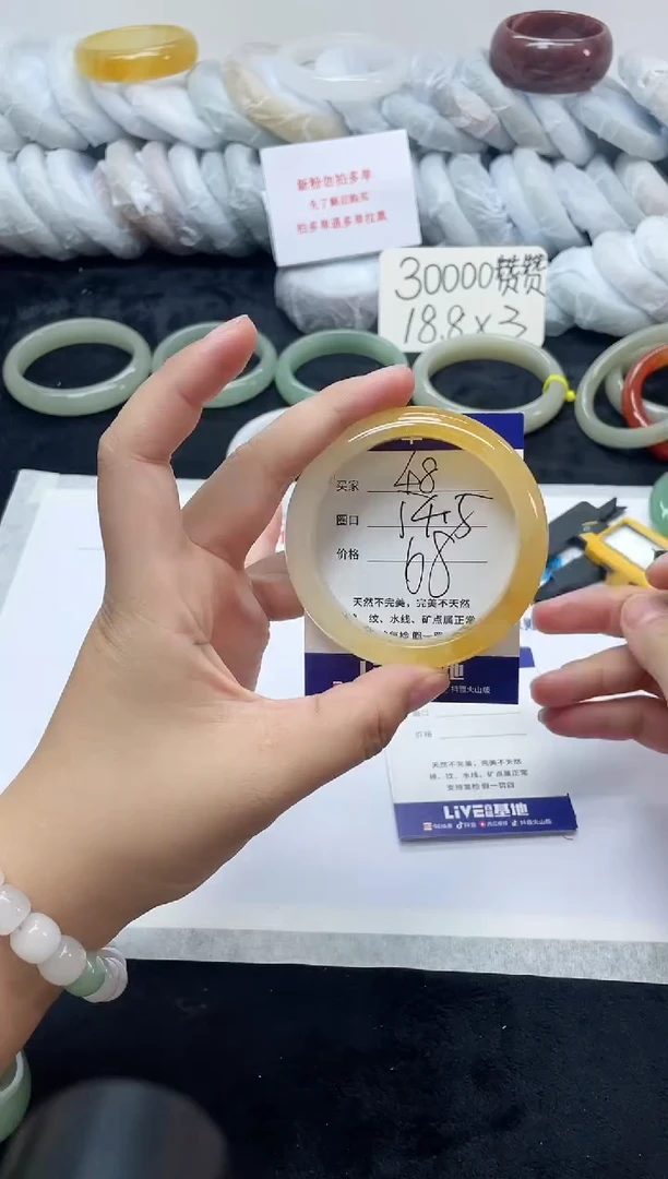 未镶嵌手镯石英质玉48