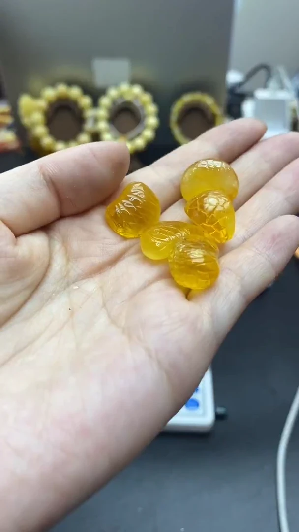 琥珀未镶嵌珠宝奇石404多样性发其一默认有瑕