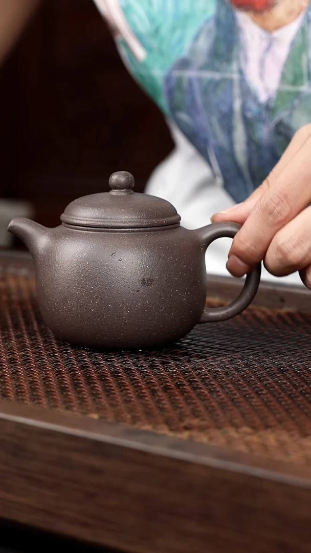 茶壶紫砂千禧紫泥 小匏尊