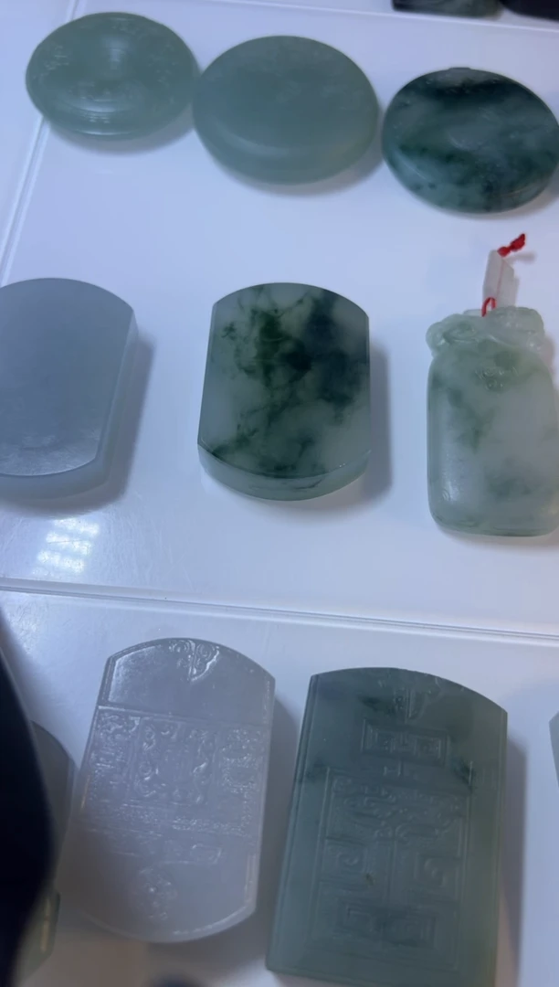 未镶嵌定制翡翠无事牌