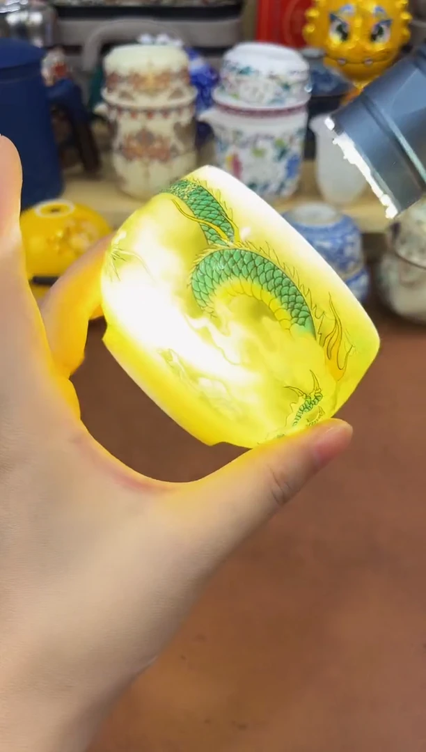 陶瓷茶具摆件旅行套组
