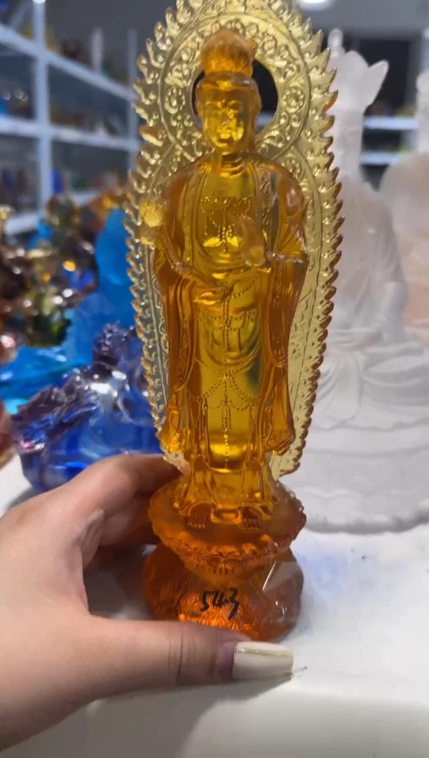 手工艺品琉璃543微瑕纯手工古法琉璃假一罚十