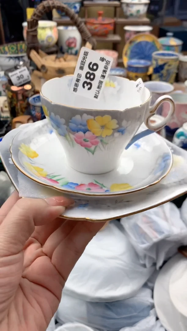 瓷片一***过386号九姑娘工艺品瓷器